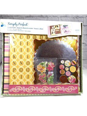 Scrapbook Kit 1493 Pieces Craft Supplies Papers Memory Keepers Pocket Sleeves